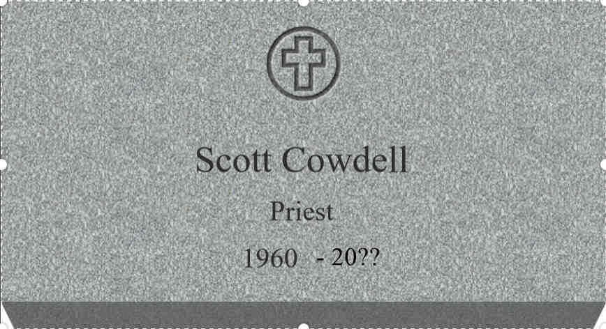 Scott Cowdell Virtual Grave Marker