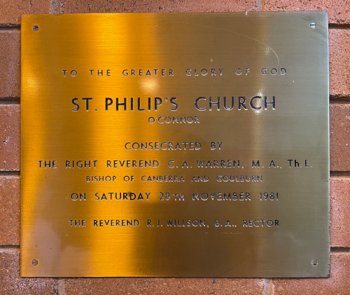 St Philip's building consecration